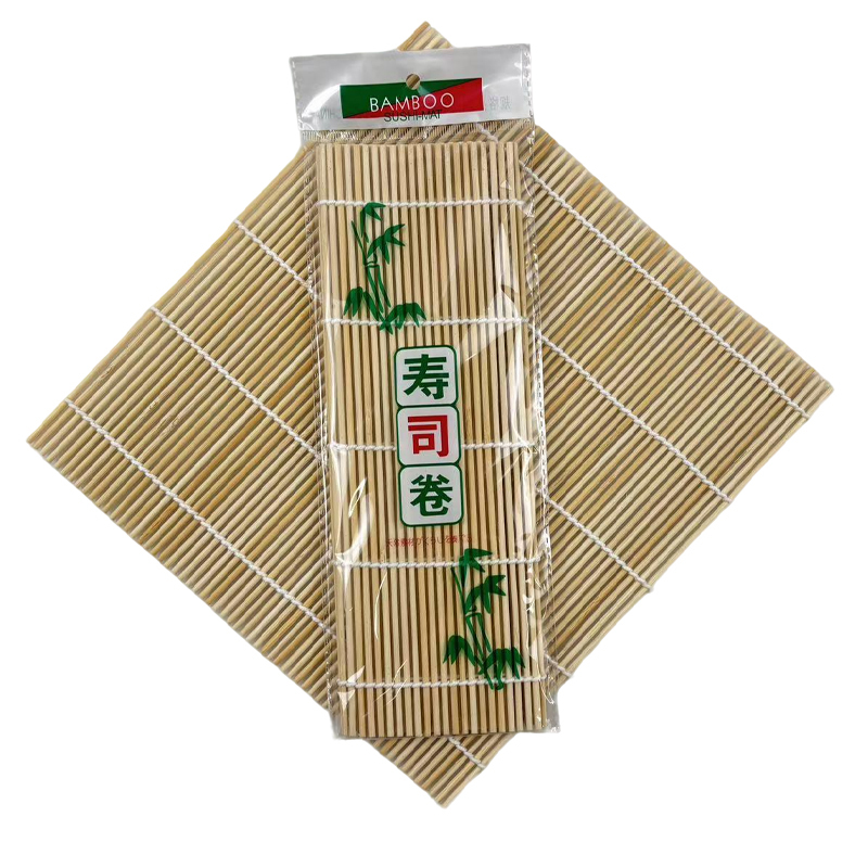 30*30cm White Skin Sushi Curtain Reusable Eco-friendly Bamboo Mat Kitchen Tableware Supplies