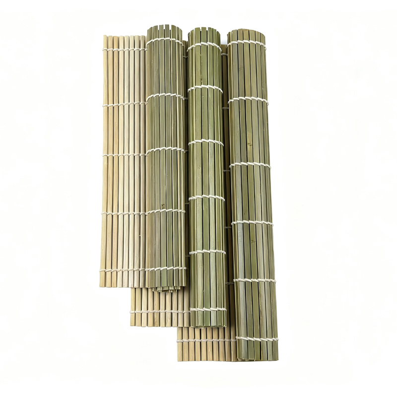 24*24cm Cyan Skin Sushi Curtain Reusable Eco-friendly Bamboo Mat Kitchen Tableware Supplies