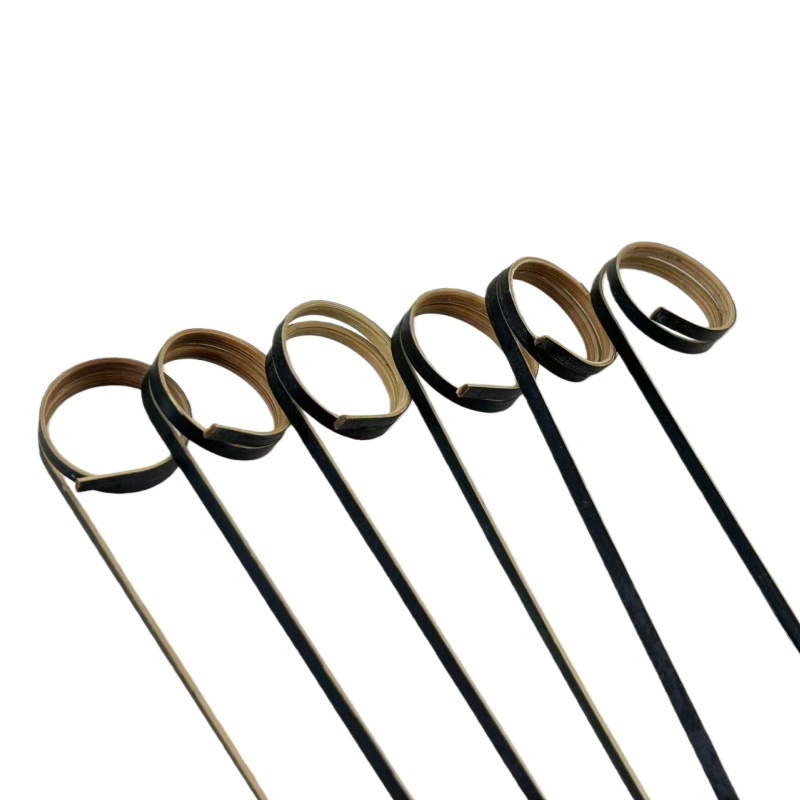 200pcs Black Bamboo Cocktail Picks with Ring Knot Nature Color  Cocktail Party Barbeque Club Sandwiches