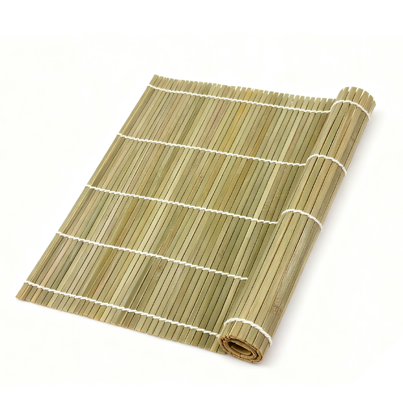24*24cm Cyan Skin Sushi Curtain Reusable Eco-friendly Bamboo Mat Kitchen Tableware Supplies