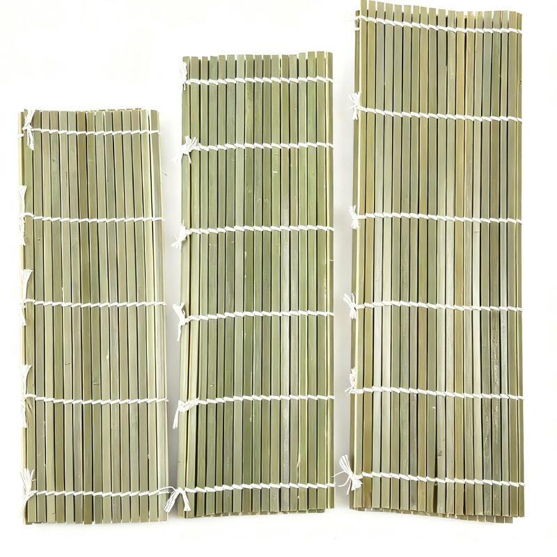 27*27cm  Cyan Skin Sushi Curtain Reusable Eco-friendly Bamboo Mat Kitchen Tableware Supplies