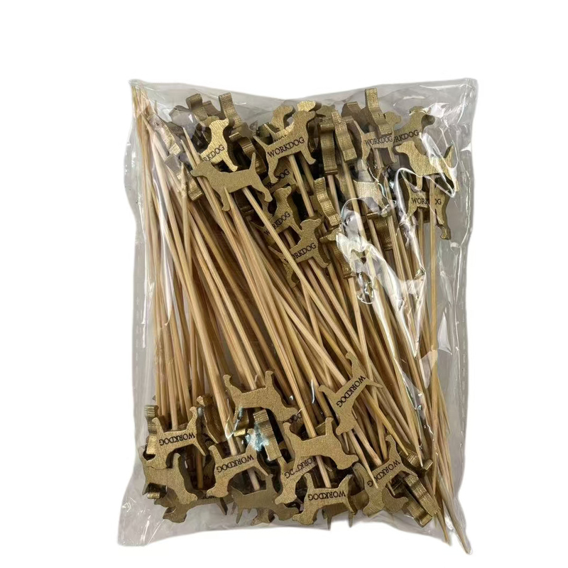Metal Dog Bamboo Skewers  Premium Natural Bamboo Perfect  for Parties Barbecues Home Gatherings  Festivals