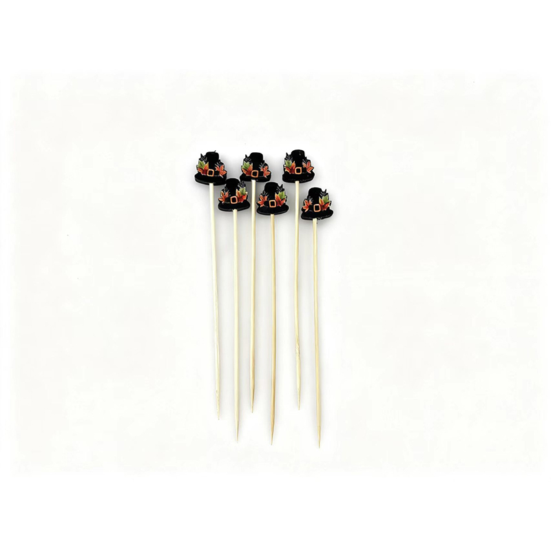 100Pcs Retro Black Maple Leaf Hat Picks - Eco-Friendly for Autumn Events & Rustic Decor