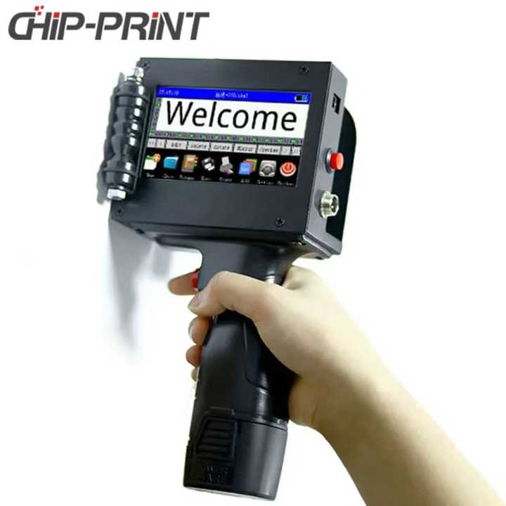 Touchscreen Printer Automatic 25.4mm Portable Handheld Inkjet Printer with 3.5inch Touch ...