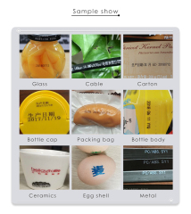 Printing Height 0.08-0.5 Inch Inkjet Coding Machine Portable Handheld Printer for Label Barcode Variable Data Etc