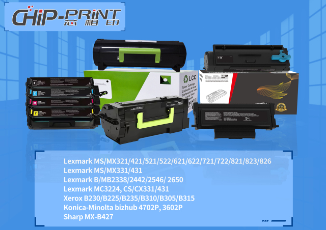 A+ Grade 12-Month Warranty 1.5k 3k 006R04383 to 006R04398 Compatible CYMK Colors Toner Cartridge reset Chip for Xerox C230 C235 printer replacement