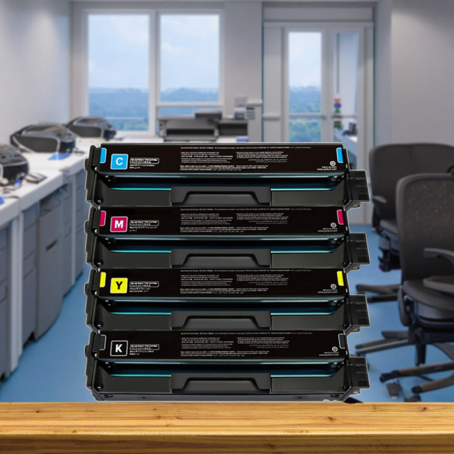 Premium Custom brand C3210K0 C3210C0 C3210M0 C3210Y0 CYMK 1.5K Compatible Toner Cartridge with Chip for Lexmark MC3224adwe/MC3326adwe/MC3426adw