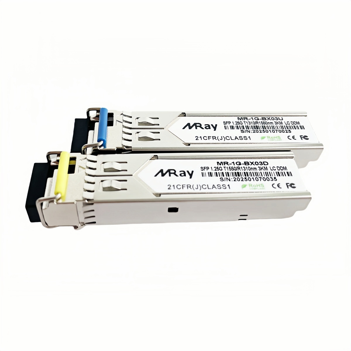 1.25Gb/s 3km LC BiDi SFP Transceiver Module Tx1310nm Rx1550nm
