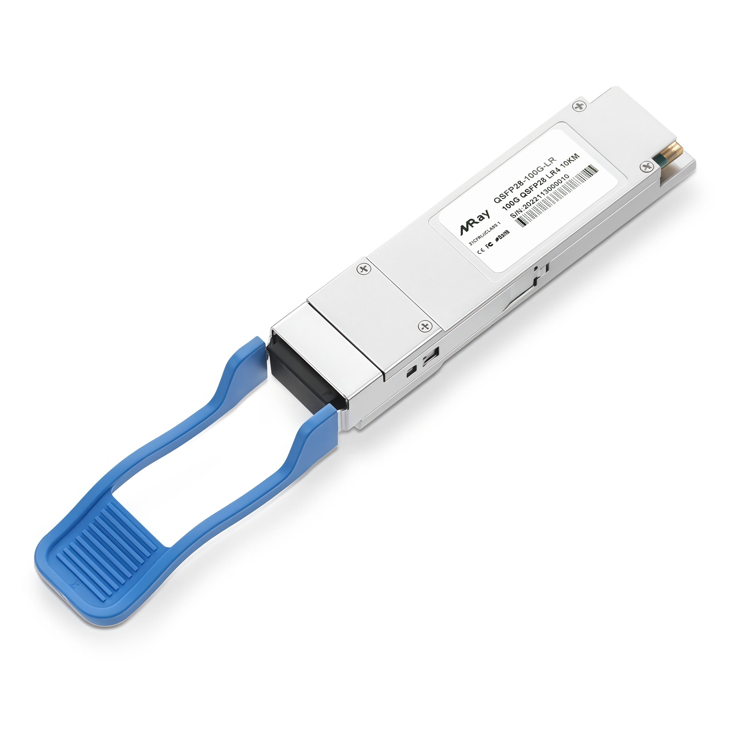 100GBASE-LR4 QSFP28 100G 1310nm 10km DOM LC SMF Transceiver Module QSFP28-100G-LR4