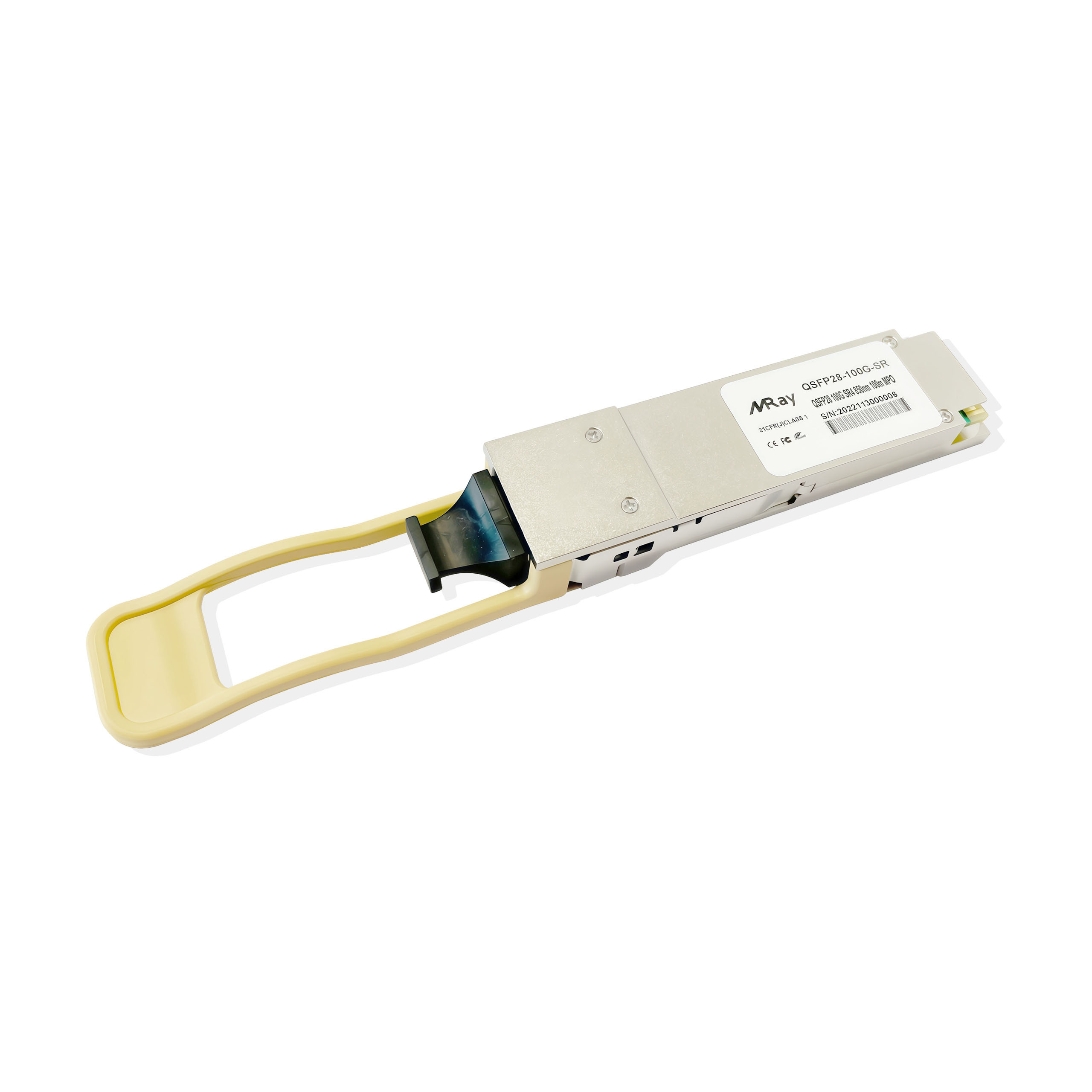 100GBASE-SR4 QSFP28 100G 850nm 100m DOM MTP/MPO-12 UPC MMF Transceiver Module QSFP28-100G-SR4