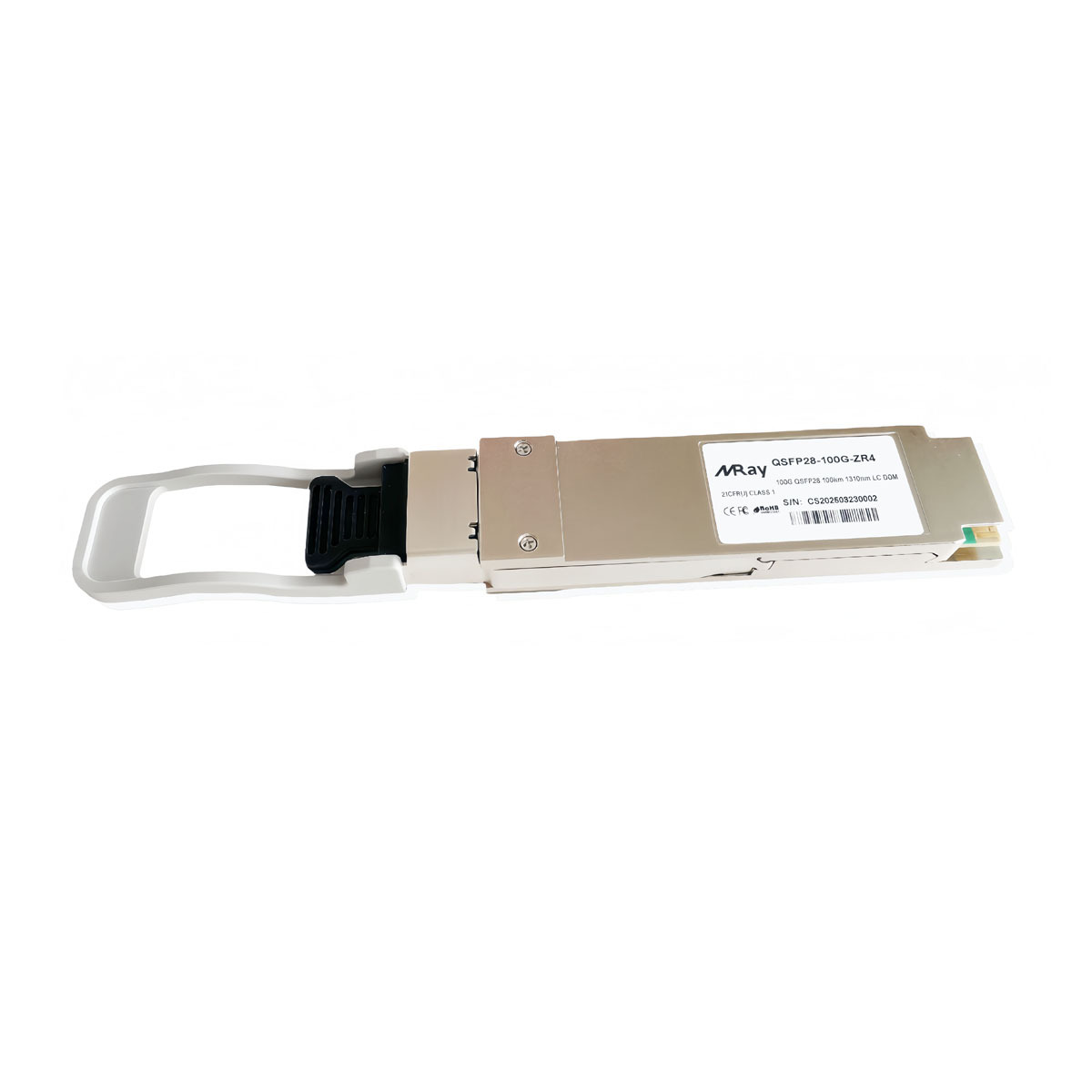 100GBASE-ZR4 QSFP28 100G 1310nm 80km DOM LC SMF Transceiver Module QSFP28-100G-ZR4