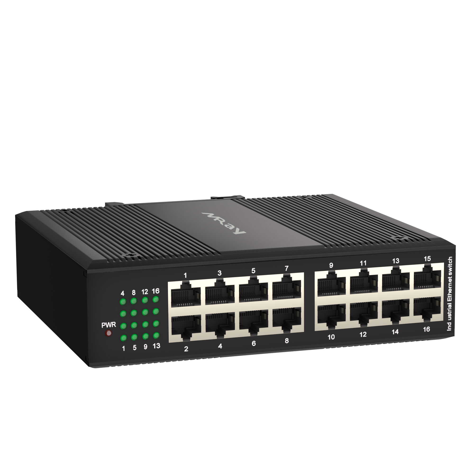 10/100Mbps Industrial Ethernet Switch 16 RJ45 Ports Ethernet Switch MR-I16FT