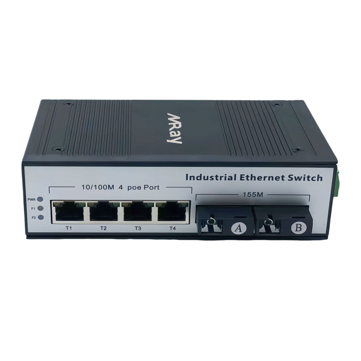 10/100M Industrial Fiber Ethernet Switches 2 FX Ports 4 RJ45 Ports MR-I2F4T-SC20