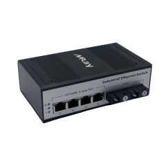 10/100M Industrial Fiber Ethernet Switches 2 FX Ports 4 RJ45 Ports MR-I2F4T-SC20