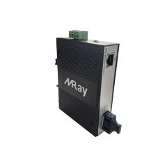 Industrial Fiber media converter 1 port 10/100/1000Mbps RJ45 with 1port 1000Mbps SC MR-I1GF1T-SC20