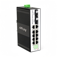 Industrial Fiber Ethernet Switch 10 ports 10/100/1000Mbps RJ45 with 2 ports 1000Mbps SC Ports MR-I2GF10T-SC20