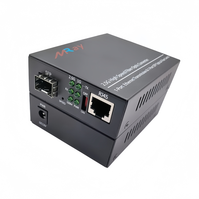 2.5G SFP to RJ45 Fiber Media Converter XPON SFP Stick Module GPON/EPON Bridge Mode ONU Fiber Optic Transceiver