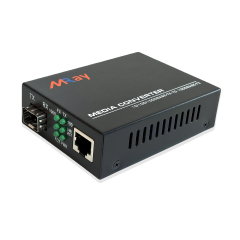 1G SFP to RJ45 Fiber Media Converter Gigabit Media Converter 1 SFP port 1 RJ45 Port