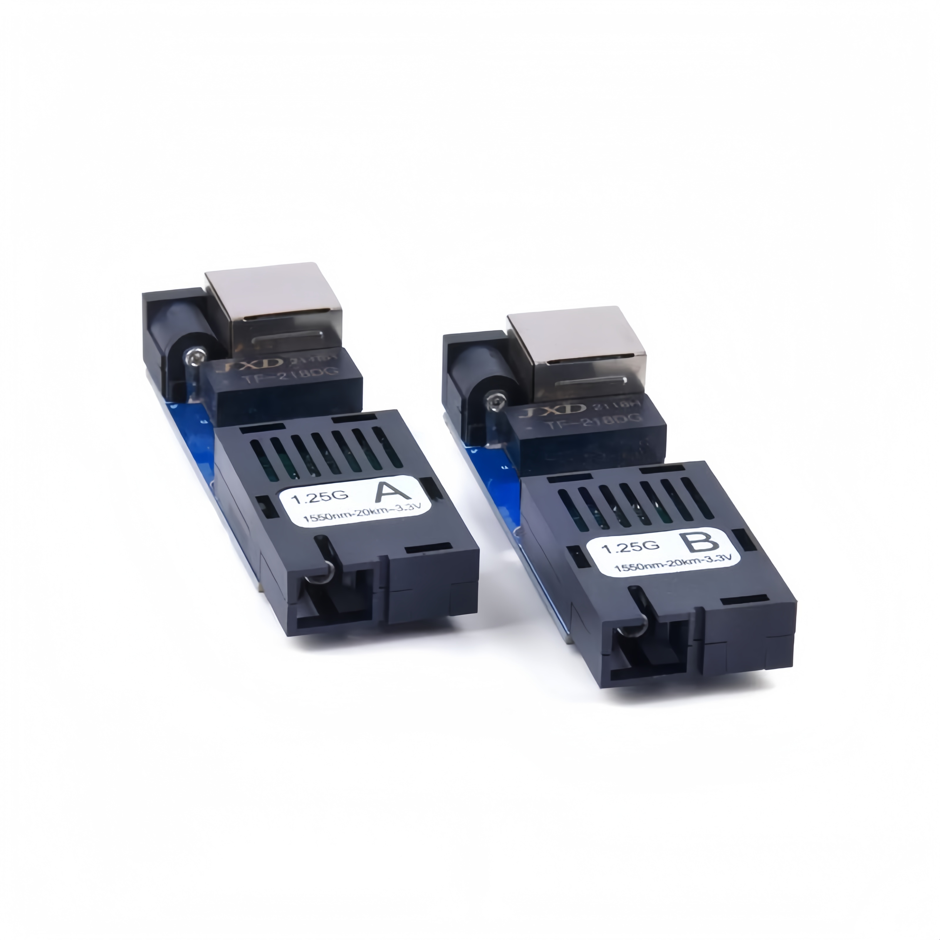 Ultra-compact Media Converter Mini Ethernet to Fiber Optic Converter 10/100/1000Base-Tx to 100/1000Base-FX