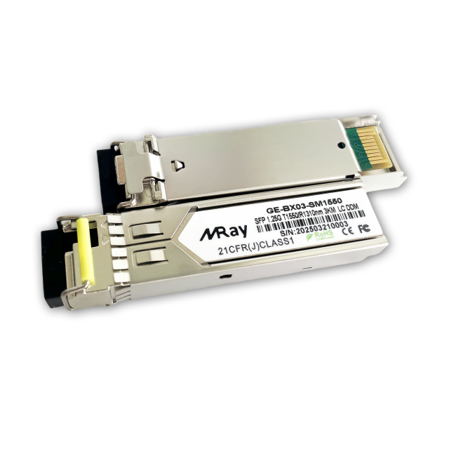 1.25Gb/s 3km LC BiDi Cisco GLC-BX-D Compatible 1000BASE-BX-D BiDi SFP TX1550nm/RX1310nm Transceiver Module