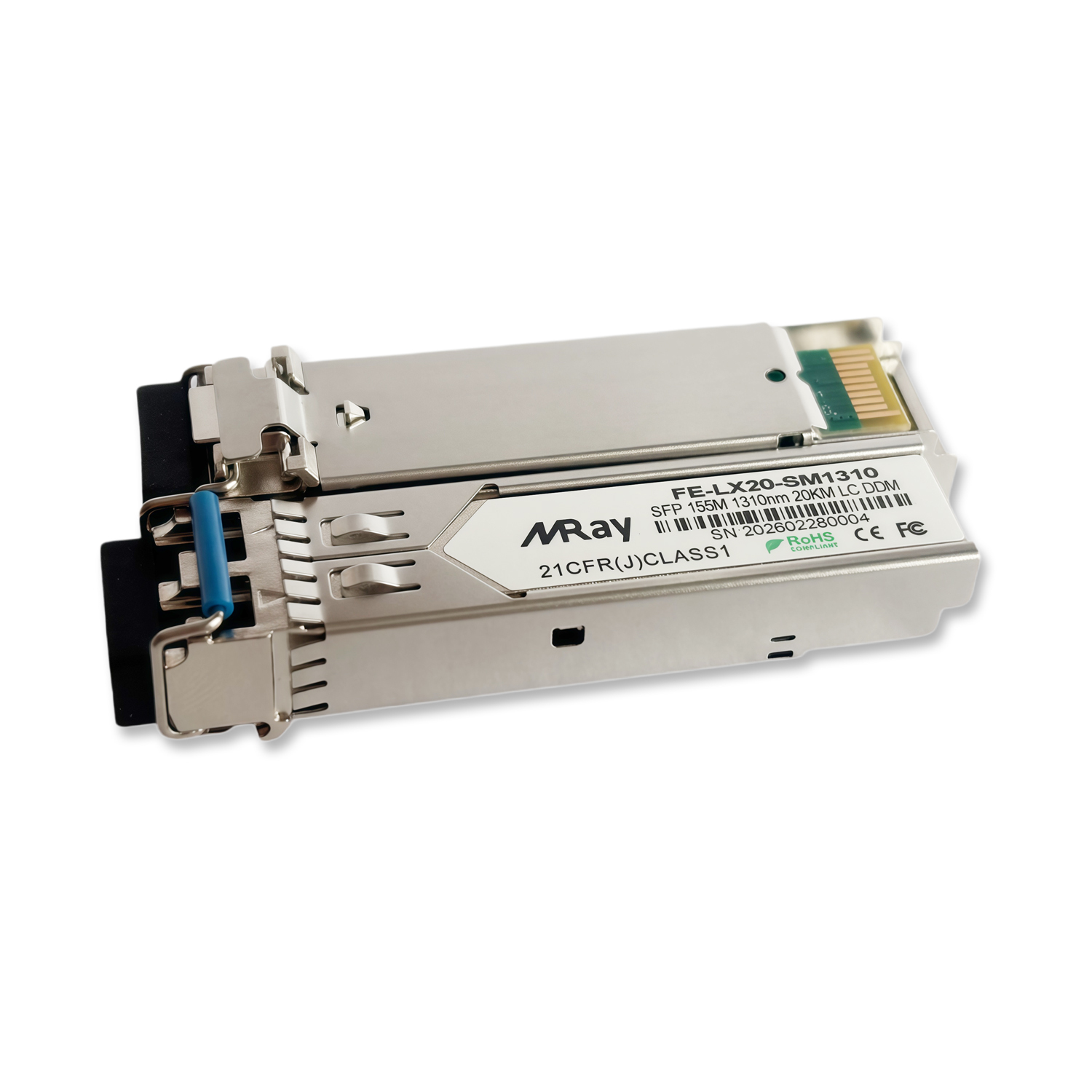 Cisco Compatible 155Mbps SMF 1310nm 20km SFP Transceiver Module