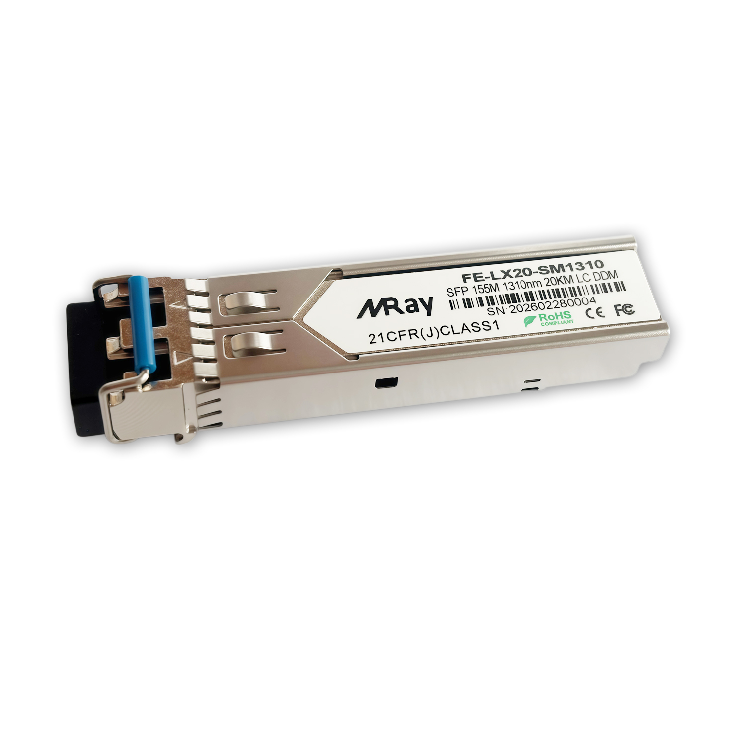 Cisco Compatible 155Mbps SMF 1310nm 20km SFP Transceiver Module