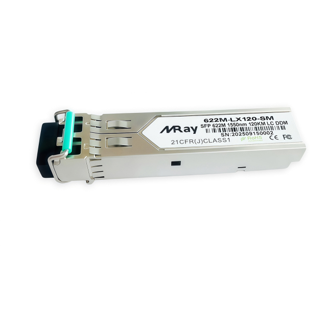 622M Cisco Compatible OC-12/STM-4 LR-2 1550nm 120km DOM LC SMF Module SFP Transceiver