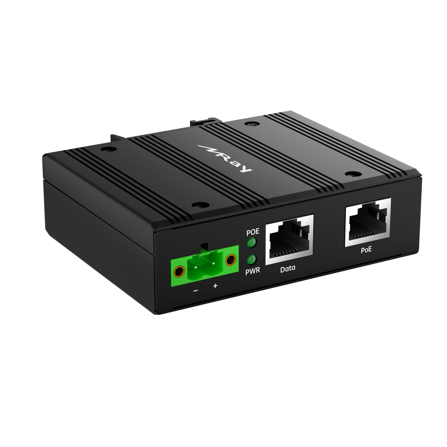 Industrial Single-Port Gigabit 802.3bt PoE++ Injector (90W) with 12~54V DC input