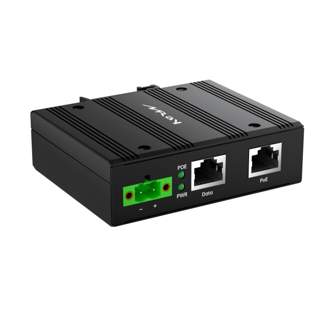 Industrial Single-Port Gigabit 802.3bt PoE++ Injector (90W) with 12~54V DC input
