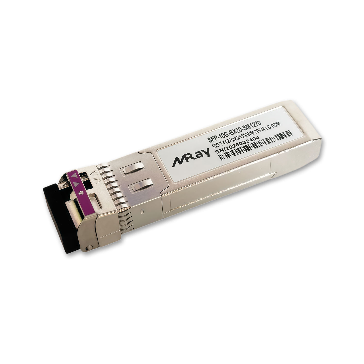 10G SFP+ BX20 BIDI LR 20km Optical Transceiver Module Tx1270nm/Rx1330nm