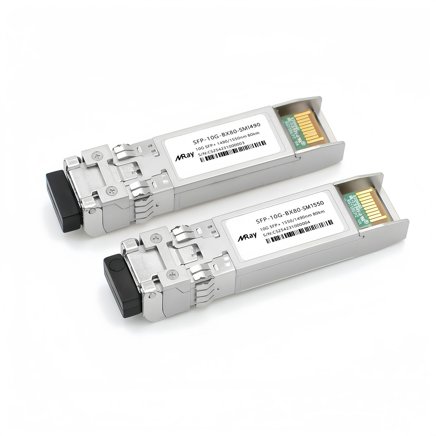 SFP-10G-BX80-D 10G SFP+ BiDi 1550nm-TX/1490nm-RX 80km Optical Transceiver Module