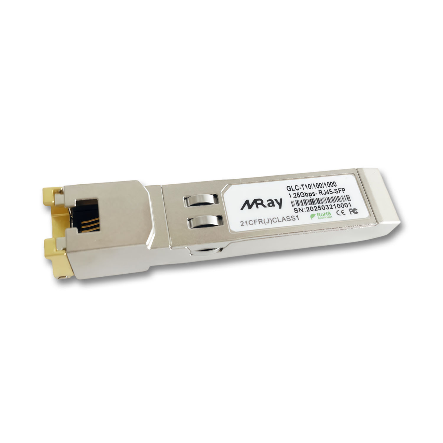 Mini-GBIC 1000BASE-T SFP Copper RJ45 100m Transceiver Module