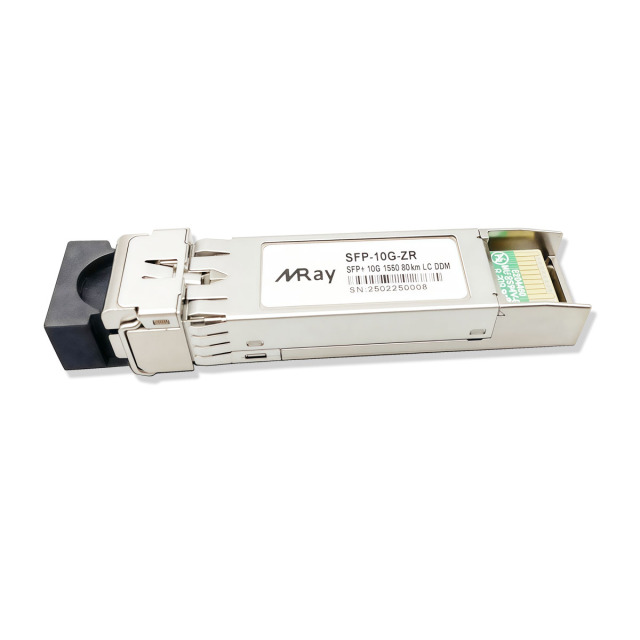 10GBASE-ZR SFP+ 1550nm 80km DOM Duplex LC SMF Optical Transceiver Module