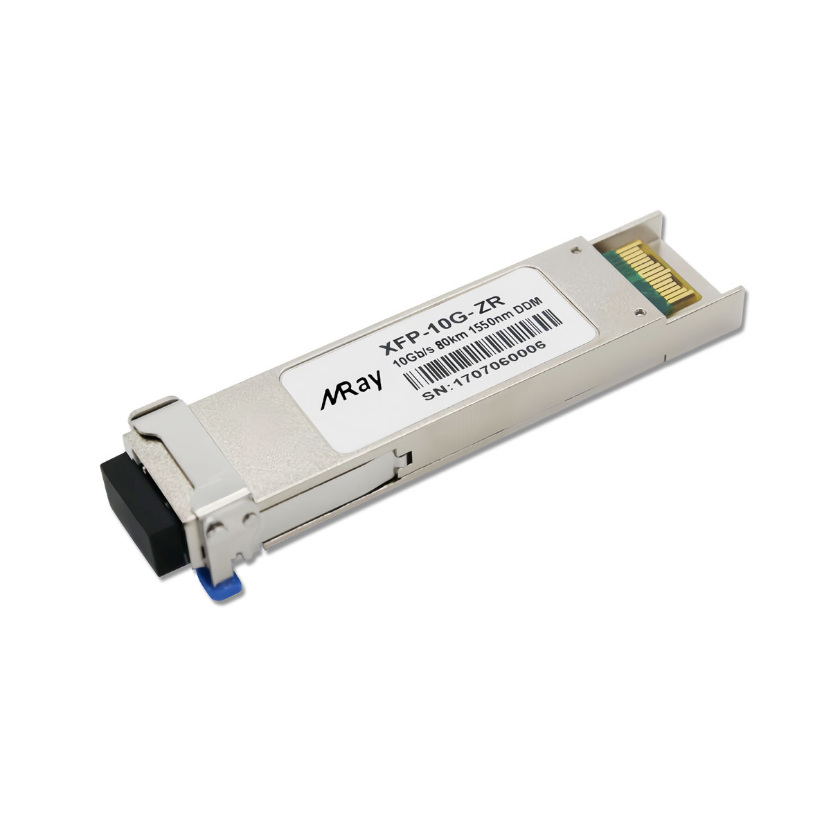 10GBASE-ZR XFP SMF 1550nm 120km DOM LC Optical Transceiver Module