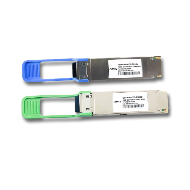 Cisco QSFP28-100G-BX40-U Compatible 100GBASE-BX40 BiDi QSFP28 1304.58nm-TX/1309.14nm-RX 40km DDM LC SMF Transceiver Module