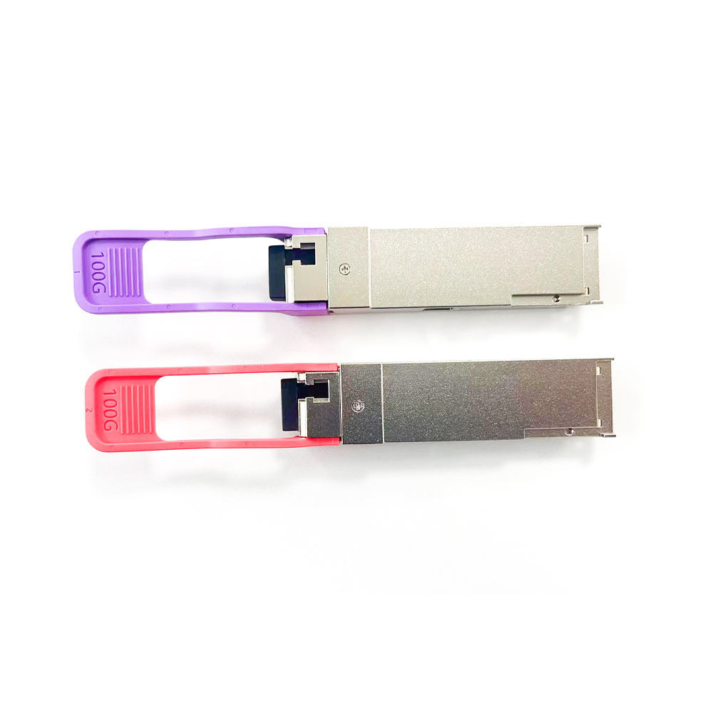 100GBASE-BX20 BiDi QSFP28 20km DDM LC SMF Transceiver Compatible 1271nm-TX/1331nm-RX DDM LC SMF Optical Transceiver Module