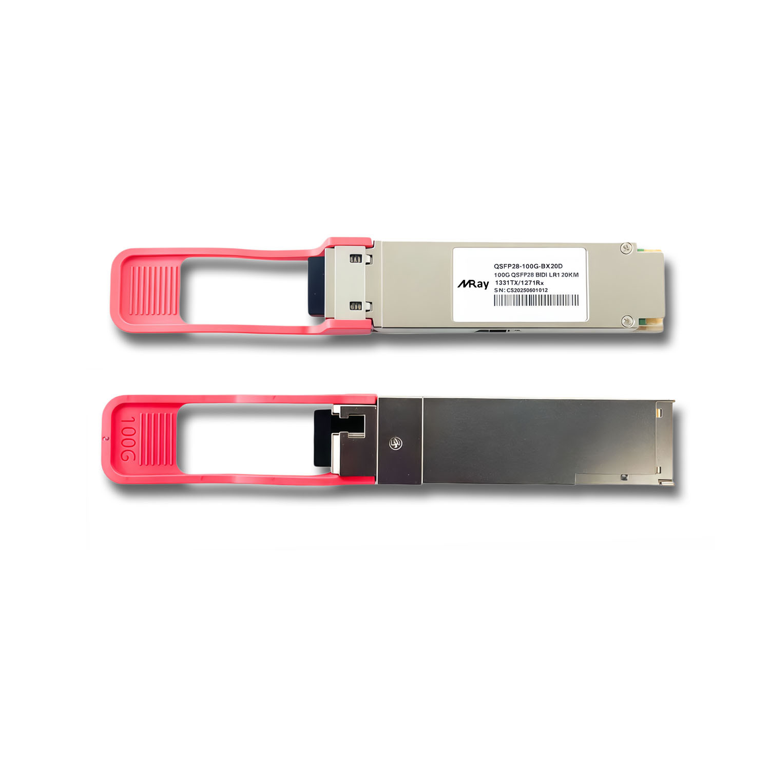 Cisco QSFP28-100G-BX20-D Compatible 100GBASE-BX20 BiDi QSFP28 1331nm-TX/1271nm-RX 10km DDM LC SMF Optical Transceiver Module