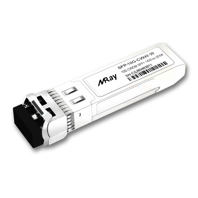 Cisco Compatible 10GBASE-CWDM SFP+ 1270nm~ 1450nm 40km DOM LC SMF Optical Transceiver Module
