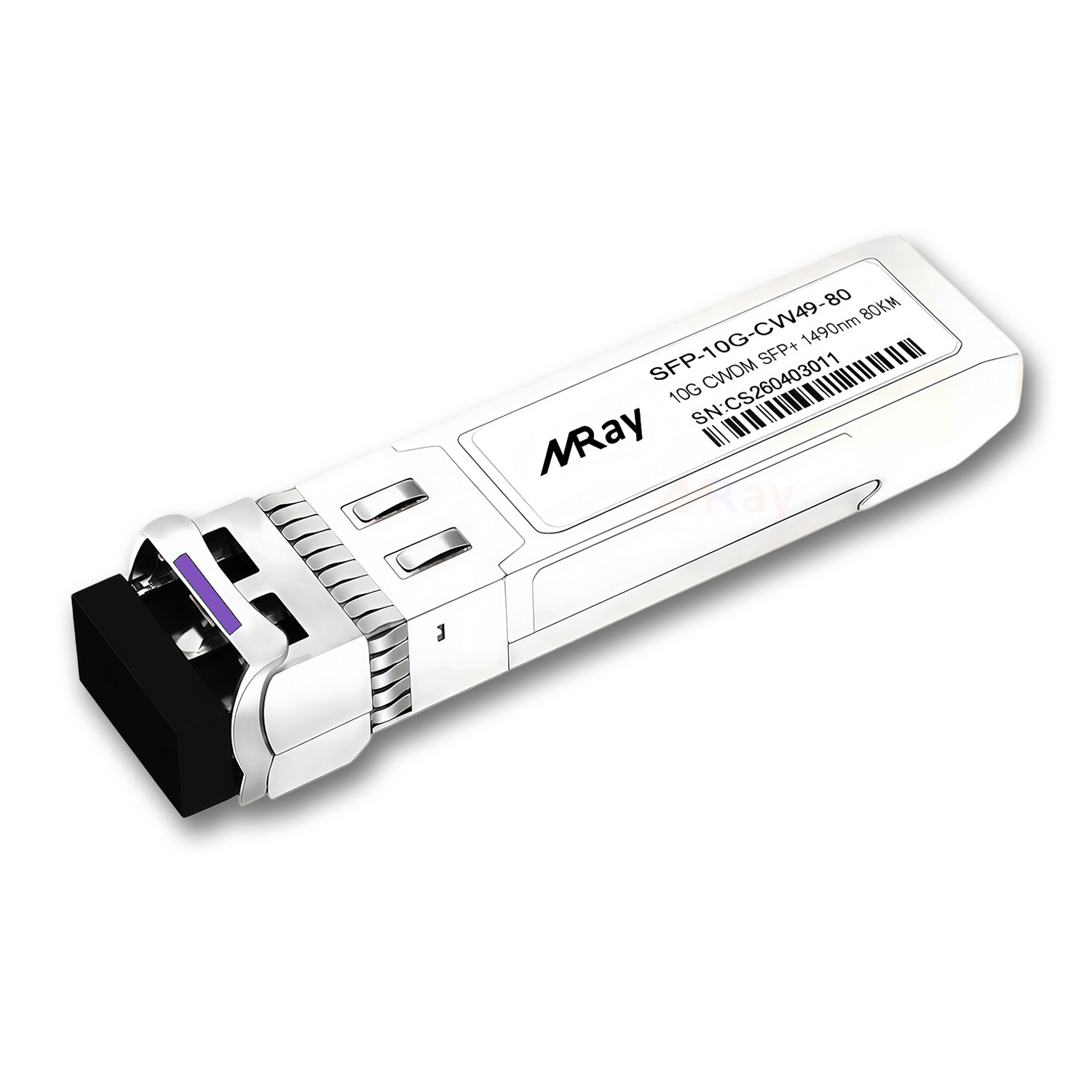 Cisco Compatible 10GBASE-CWDM SFP+ 1470nm ~1610nm 80km DOM LC SMF Optical Transceiver Module