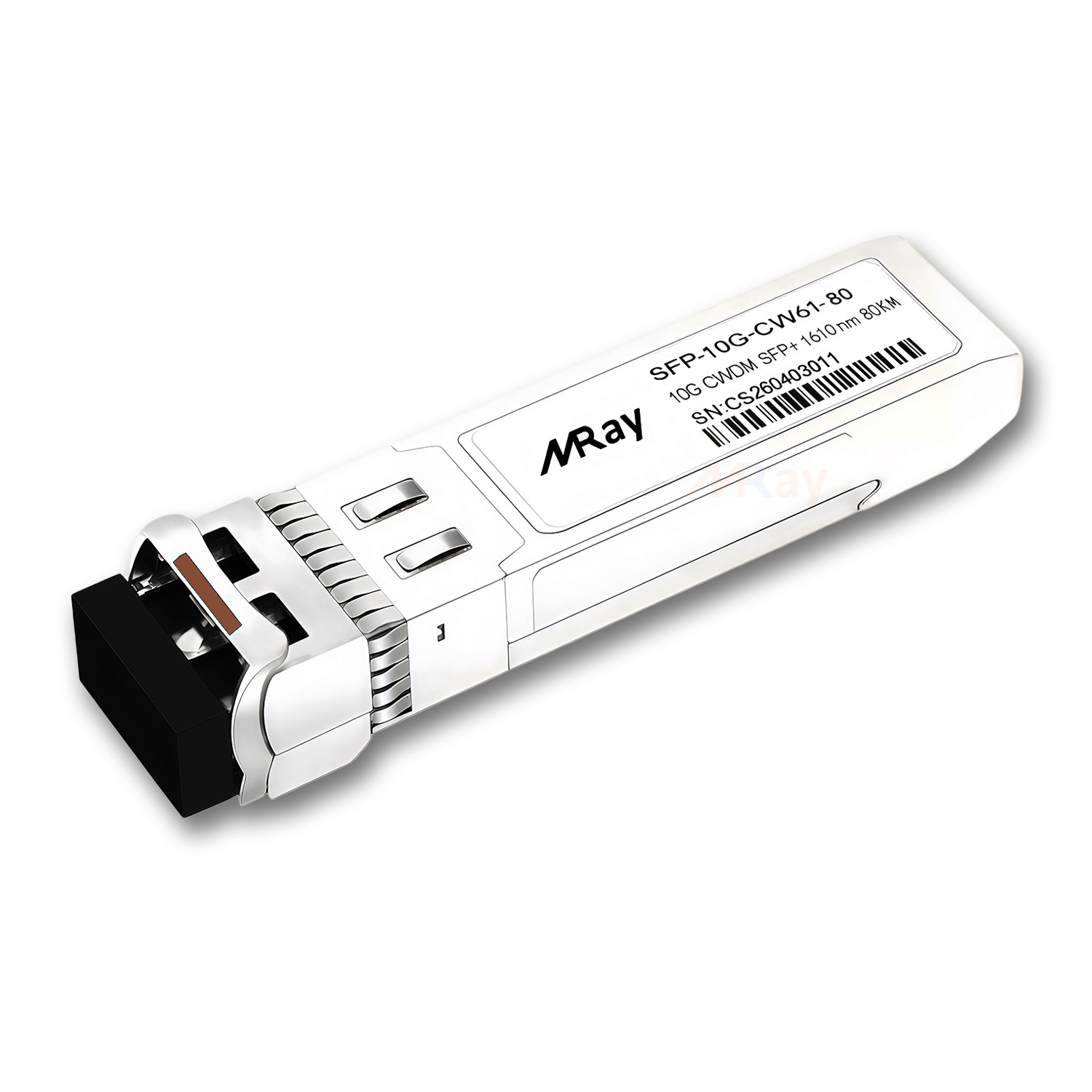 Cisco Compatible 10GBASE-CWDM SFP+ 1470nm ~1610nm 80km DOM LC SMF Optical Transceiver Module
