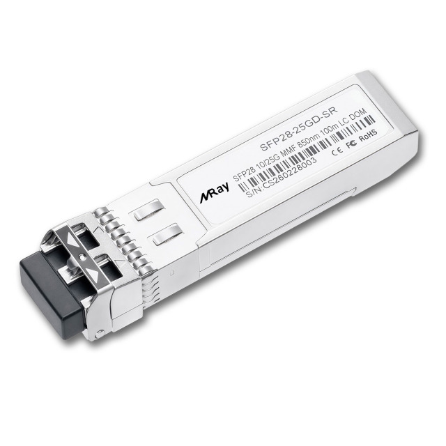 10/25GBASE-LR Dual Rate SFP28 MMF 850nm 100m DDM Optical Transceiver Module