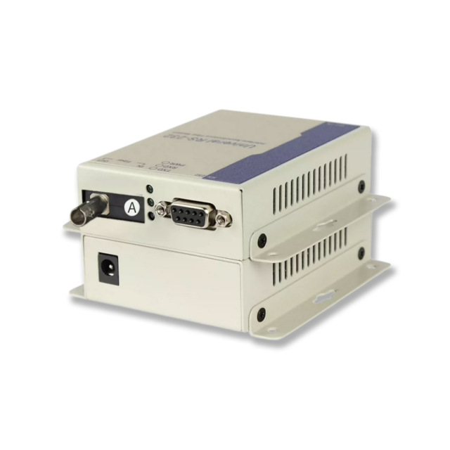 DB9 Serial RS232 to Fiber Media Converter Single Mode Simplex ST