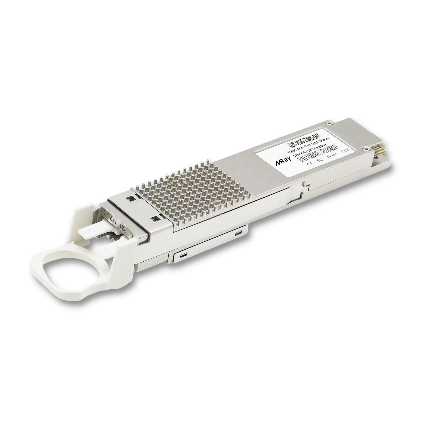 100G DWDM QSFP28 Dual PAM4 80km C33 C34 100GHz CS DDM Optical Transceiver Module