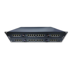 16 Channel LED Large Screen Fiber Transceiver Model MR-5700-16X-LC20A/B