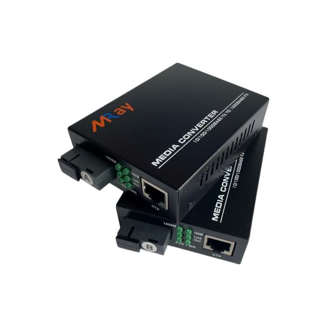 1 Channel LED Large Screen Fiber Media Converter model MR-5700-1X-SC20A/B