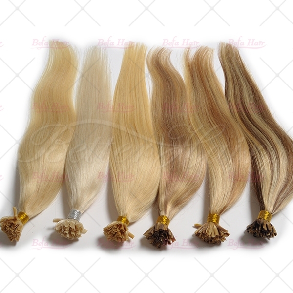 50g/pack 100s silky straight u tip hair extensions 100% remy human hair fusion hair extension
