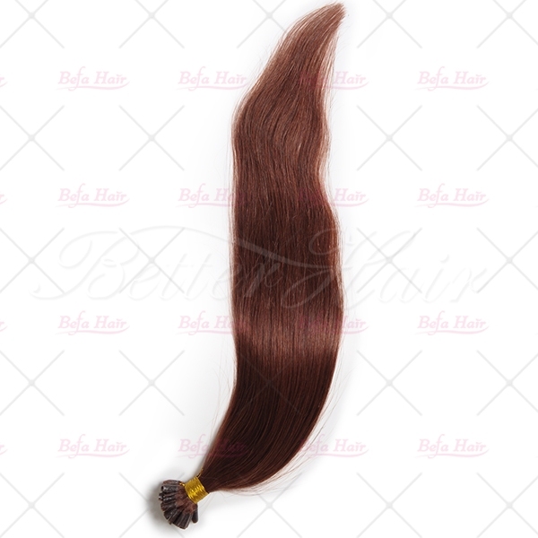 50g/pack 100s silky straight u tip hair extensions 100% remy human hair fusion hair extension