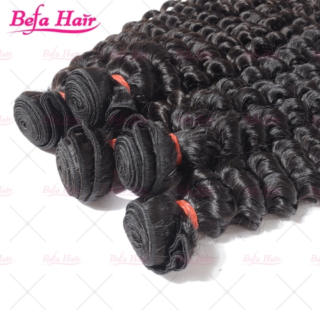 wholesale Premium  Unprocessed virgin human hair  Deep curly 100% Virgin human Hair Weaves