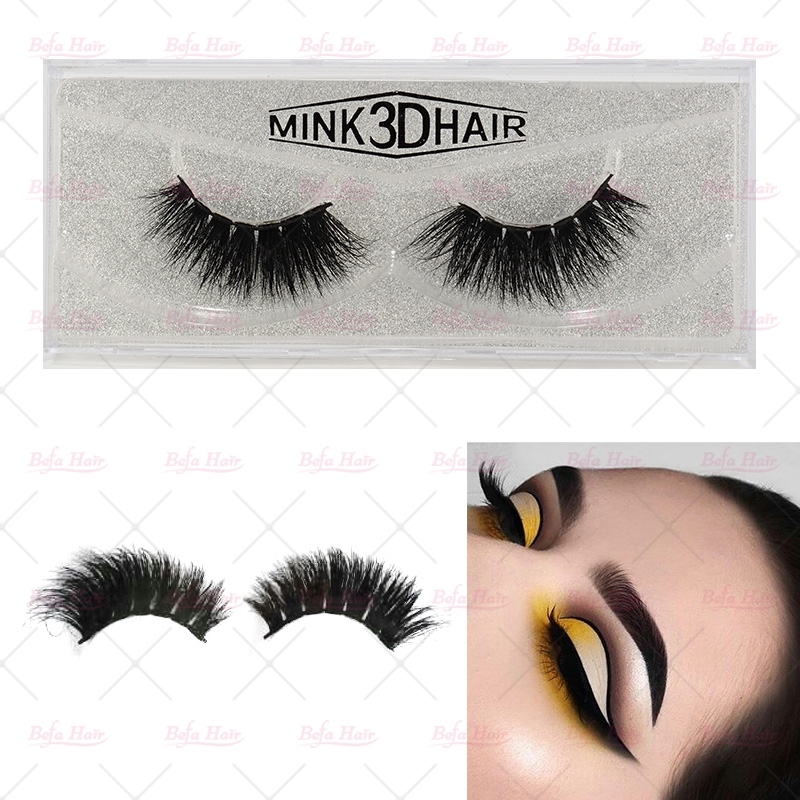 Wholesale New style glamorous private label mink lashes 3d mink eyelashes heavy