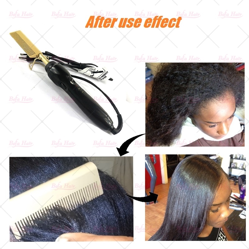 410F Hair Straightener Professional Electric Hot Comb Brush can do dropshipping